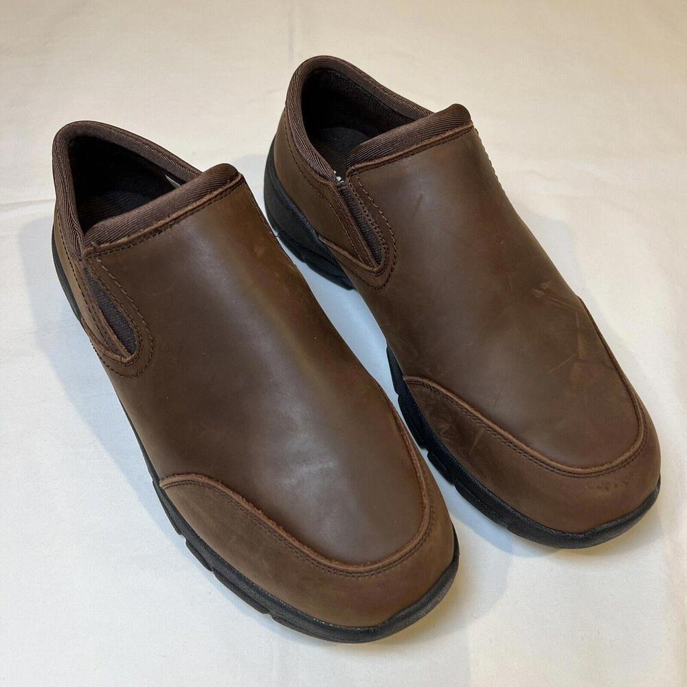 Lands' End Chocolate Brown Slip-On Sneakers